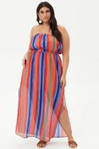 Forever21 Plus Size Multistriped Maxi Dress