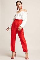 Forever21 Pleated Paperbag Trousers