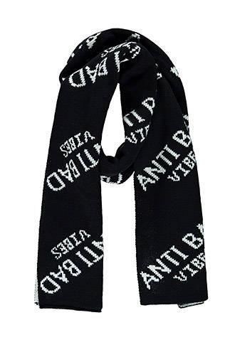 Forever21 Anti Bad Vibes Graphic Scarf