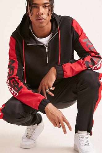 Forever21 Worldwide Reign Graphic Anorak