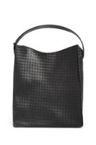 Forever21 2-in-1 Faux Leather Woven Tote