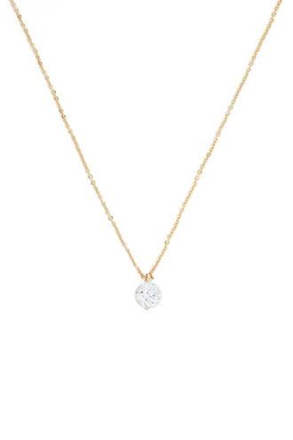 Forever21 Cz Charm Necklace