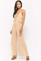 Forever21 Flounce Wide-leg Jumpsuit
