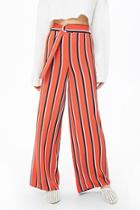 Forever21 Multicolor Striped Chiffon Pants