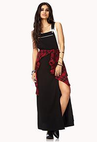 Forever21 Futuristic Overall Maxi Dress