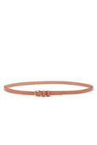 Forever21 Pink Skinny Faux Leather Belt