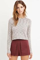 Forever21 Contemporary Marled Knit Sweater