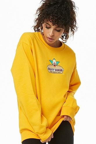 Forever21 Krusty Burger Graphic Sweatshirt