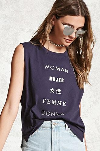 Forever21 Woman Graphic Tee