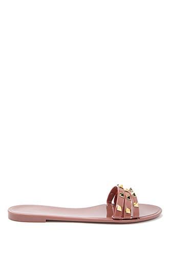 Forever21 Qupid Studded Slide Sandals