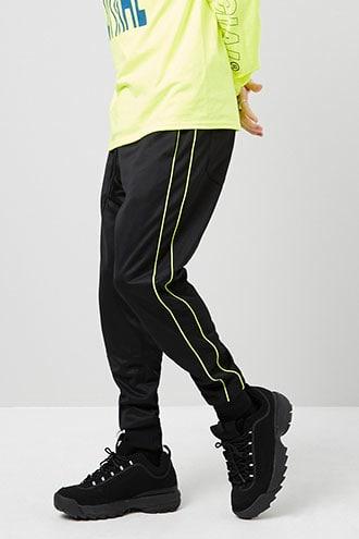 Forever21 Slim-fit Striped-trim Joggers