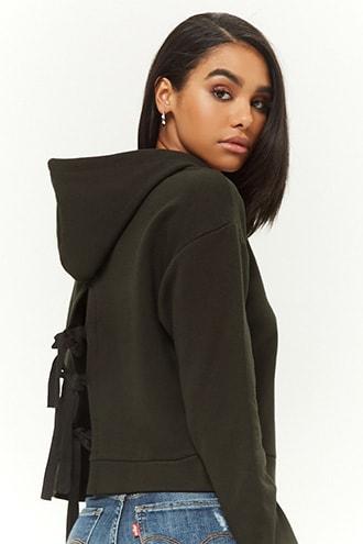 Forever21 Tie-back Hoodie
