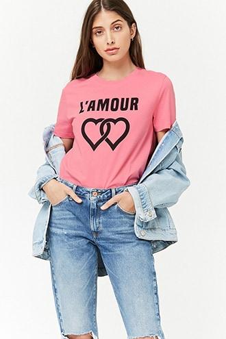 Forever21 Heart Graphic Tee
