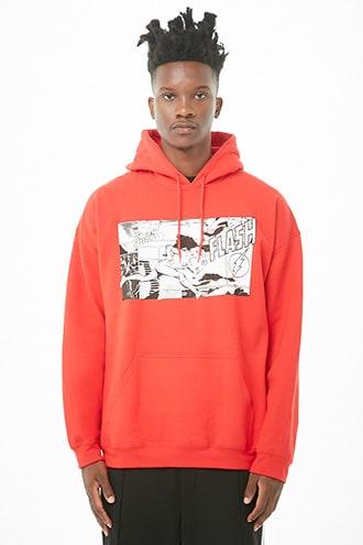 Forever21 The Flash Fleece Graphic Hoodie