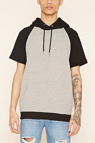 Forever21 Cuffed Raglan Hoodie