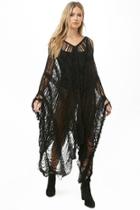 Forever21 Sheer Tiered Poncho