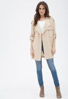 Forever21 Contemporary Drapey Trench Jacket