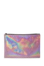 Forever21 Holographic Mermaid Scale Makeup Pouch