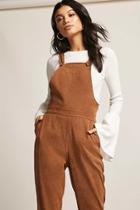Forever21 Faux Suede Overalls