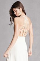 Forever21 Lilibet Strappy Beaded Gown