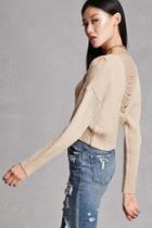Forever21 Ladder Cutout Dolman Sweater