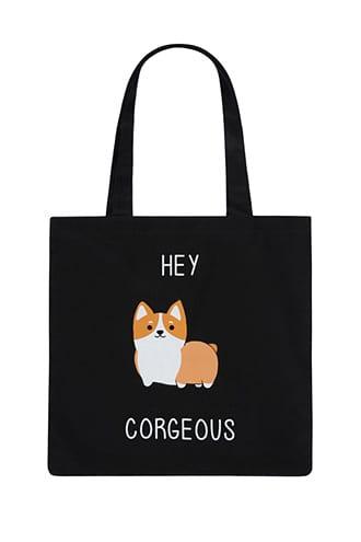 Forever21 Gorgeous Corgi Eco Tote Bag