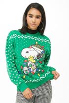 Forever21 Snoopy Graphic Holiday Sweater