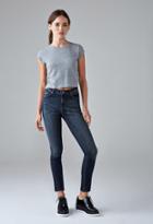 Forever21 Women's  Mid-rise Skinny Jeans (dark Denim)