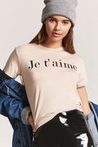 Forever21 Je T'aime Graphic Tee