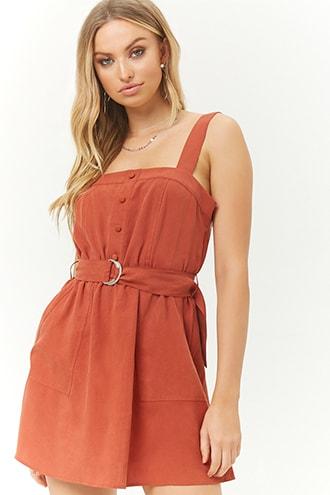 Forever21 Square Neck A-line Mini Dress