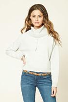 Forever21 Women's  Heathered Cowl Neck Sweater