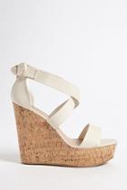 Forever21 Cork-wrapped Wedge Heels