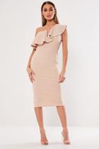 Forever21 Missguided Ruffle One-shoulder Dress