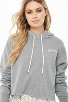 Forever21 Be Kind Graphic Fleece Hoodie