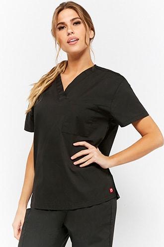 Forever21 V-neck Scrub Top