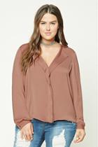 Forever21 Plus Size Satin Top