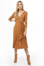 Forever21 D-ring Faux Suede Midi Dress