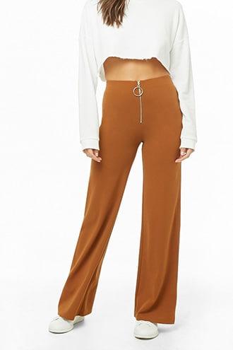 Forever21 High-rise Pull Ring Pants