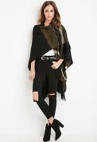 Forever21 Geo-patterned Open-front Poncho
