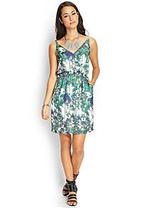Forever21 Palm Tree Cami Dress