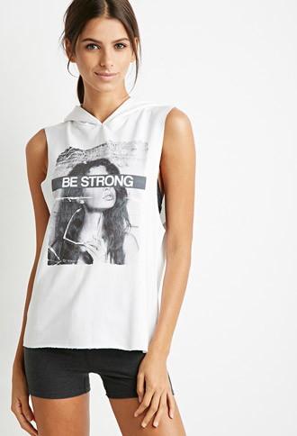Forever21 Be Strong Athletic Pullover