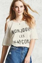 Forever21 Bonjour Les Garcons Graphic Tee