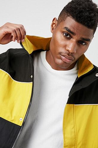 Forever21 Colorblock Hysteria Graphic Jacket