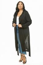 Forever21 Plus Size Embroidered Duster Jacket