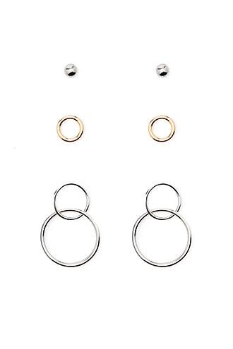 Forever21 Circle Earring Set