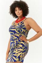 Forever21 Plus Size Tropical Bodycon Romper