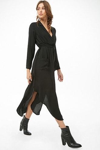 Forever21 Belted Surplice Dress