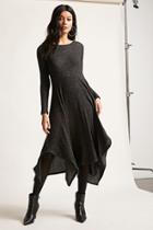 Forever21 Ribbed Fit & Flare Midi Dress