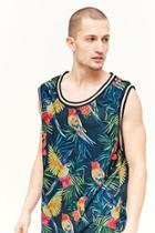 Forever21 American Stitch Tropical Print Jersey Tank