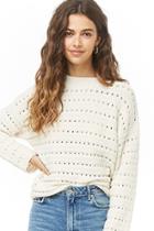 Forever21 Perforated Chenille Sweater